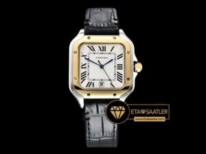 CAR0430D - Santos De Cartier 2018 Ladies YGSSLE Wht Swiss Qtz - 06.jpg